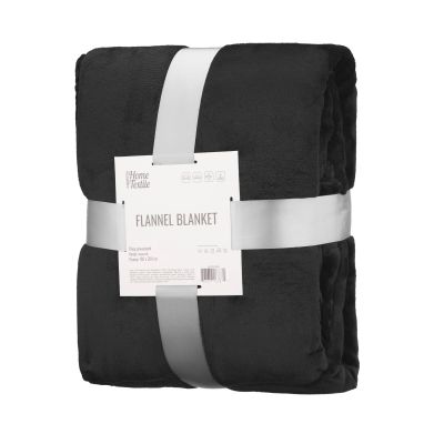 Плед Ardesto Flannel 160х200см, 100% полиэстер, черный (ART0215SB)