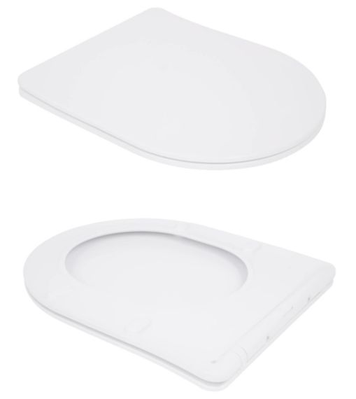Унітаз підвісний Qtap Swan Ultra Quiet White, з сидінням Slim Duroplast/ Soft-close/ Quick Release QT16335180W | Зображення 3