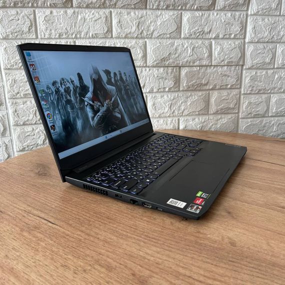 Игровой ноутбук Lenovo IdeaPad Gaming 3 15ACH6 / 15.6" (1920x1080) IPS / AMD Ryzen 5 5600H (6 (12) ядер по 3.3 - 4.2 GHz) / 16 GB DDR4 / 512 GB SSD / nVidia GeForce RTX 3060, 6 GB GDDR6, 192-bit / WebCam б/у | Зображення 6