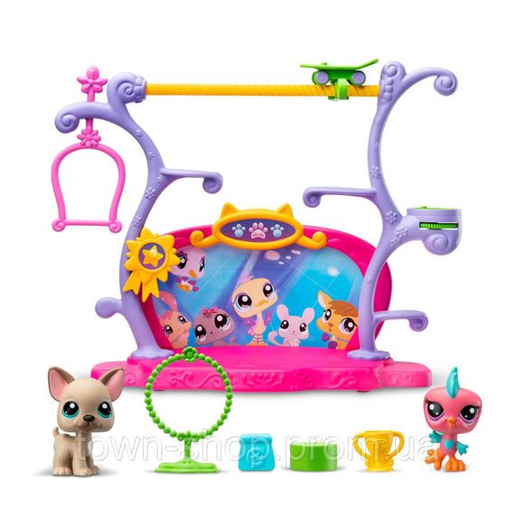 Игровой набор "Шоу Талантов" Littlest Pet Shop 00558 сцена, 2 фигурки, аксессуары | Зображення 2