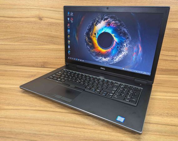 Мобільна робоча станція Dell Precision 7730 / 17.3" (1920x1080) IPS / Intel Core i7-8850H (6 (12) ядра по 2.6 - 4.3 GHz) / 32 GB DDR4 / 512 GB SSD / nVidia Quadro P3200, 6 GB GDDR5, 192-bit / HDMI / WebCam / Windows 10 б/в + Подарунок Миша / USB | Зображення 4