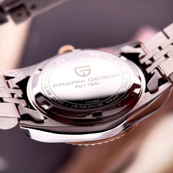 Жіночий годинник Pagani Design PD-1794L Silver-Rose Gold-Blue | Зображення 6