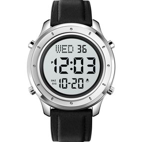Годинник S2kmei 1864LSIWT Silver-White Leather