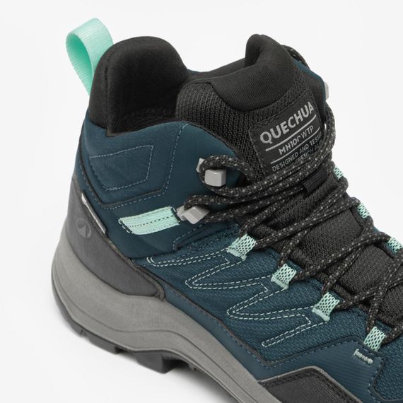 Черевики жіночі MH 100 для гірського туризму водонепроникні зелені - EU40 UA40 | Зображення 7