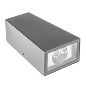 Подсветка LED фасадная IP65 AL-222/2х3W NW COB BK