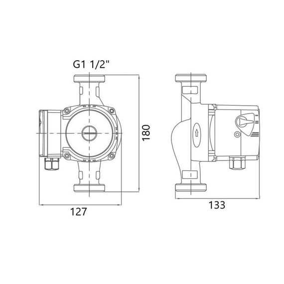 Насос циркуляційний GRS UPS 25/60/180 | Зображення 1