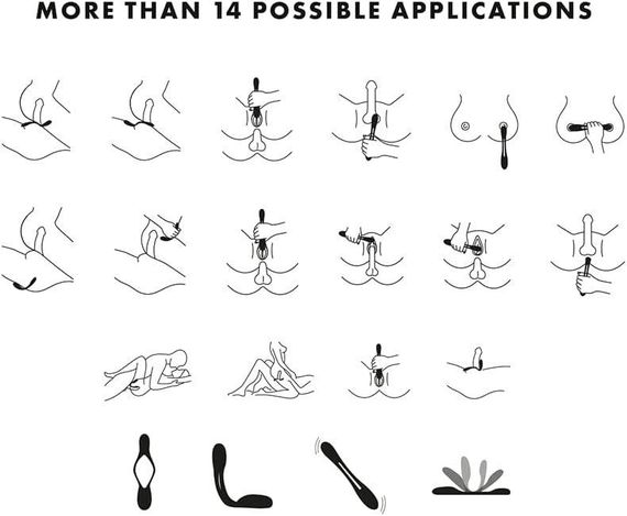 Універсальний гнучкий вібратор для пар Satisfyer Elastic Game Dark Blue | Зображення 8