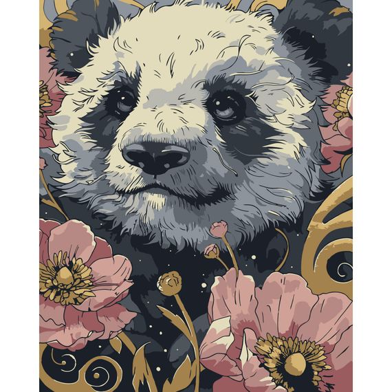 Картина по номерам "Цветочная пандочка" 11697-AC 40х50 см