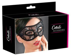 Маска на глаза - 2480271 Cottelli Collection Lace Eye Mask Black Sex Aura