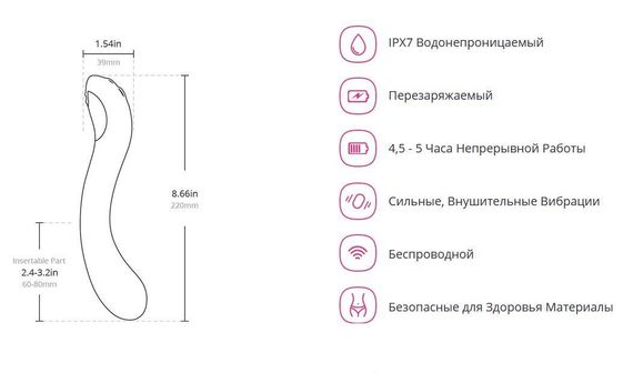 Осцилювальний смарт-вібратор для точки G Lovense Osci 2 Sex Aura | Зображення 5