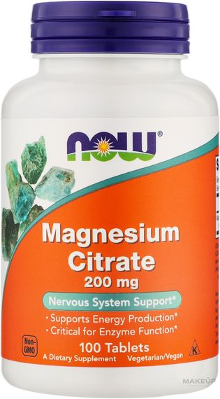 Минерал MAGNESIUM CITRATE 200mg | 100 tab