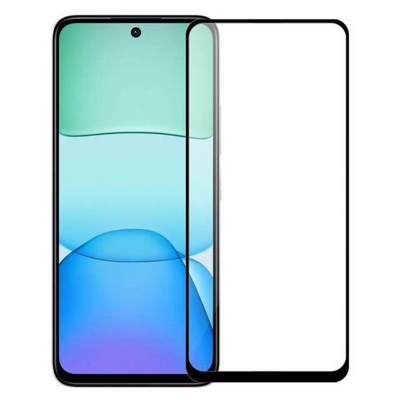 Захисне скло Primo Full Glue для телефону Xiaomi Redmi 13 4G / Redmi 12 / Poco M6 Pro 5G / Poco M6 4G - Black | Зображення 2