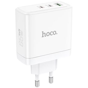 МЗП Hoco N30 Glory PD65W+QC3.0 (1USB-A/2C) White