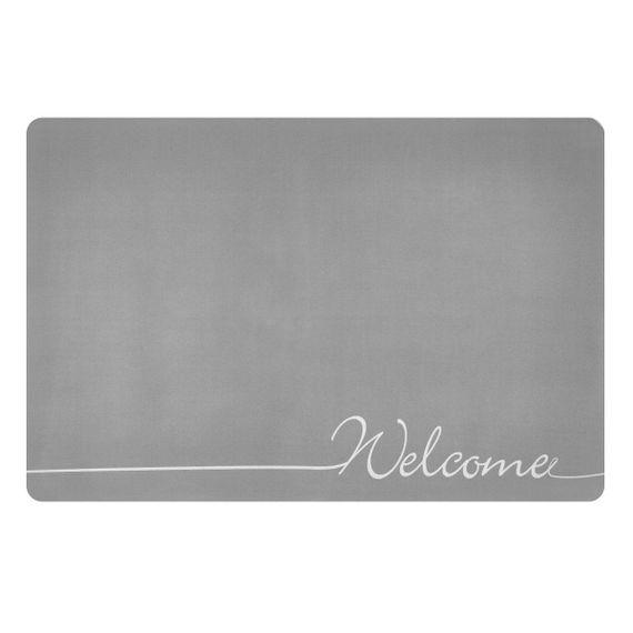 Вологопоглинаючий килимок сірий "Welcome" 40*60CM*3MM (D) SW-00001559 | Зображення 2