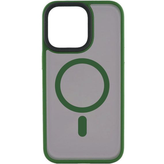 TPU+PC чохол Metal Buttons with MagSafe для Apple iPhone 15 Pro Max (6.7") | Зображення 1