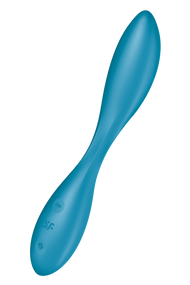 Мульти вібратор універсальний SATISFYER G-SPOT FLEX 1 блакитний Sex Aura