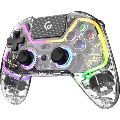 Геймпад GamePro GPS13T BT 5.3/USB/PC/iOS/Android/PS3/PS4 RGB Transparent (GPS13T) | Зображення 7