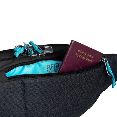 Сумка-бананка Pacsafe Eco Anti-Theft Waist Pack, чорна (41104138) | Зображення 7