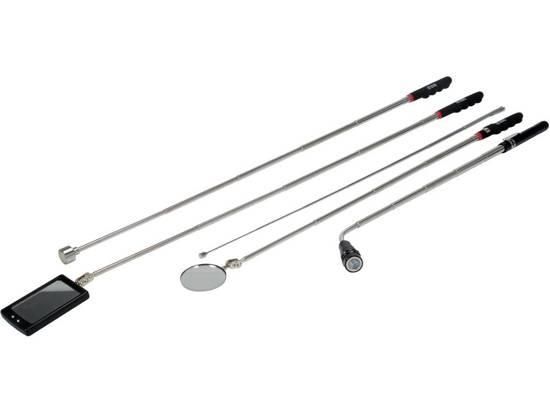 Набор зеркала инструмент инспекционные диагностики обзора 5шт YATO YT-06622 | Зображення 1