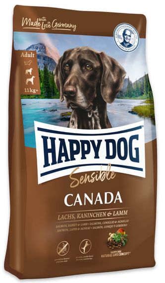 Сухий корм для собак з лососем та кроликом Happy Dog Supreme Canada, 11 кг