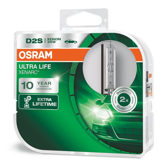 66240ULT-HCB-DUO OSRAM Лампа D2S 35W P32D-2 ULTRA LIFE