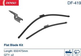 DF-419 DENSO - Комплект склоочисників Flat Blade Kit 650 / 475 мм