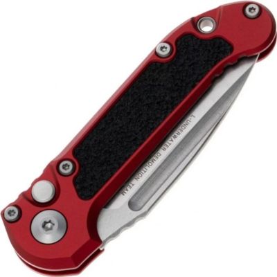 Нож Microtech L.U.D.T S/E Gen III., stonewash клинок, червоне руків&apos;я (1135-10RD) | Зображення 2