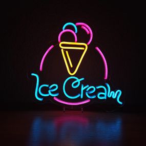Неоновий світильник Ice Cream 390х340 acr-n000093