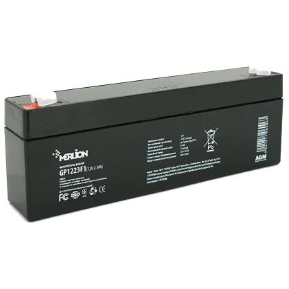 MERLION GP1223F1 2.3А•ч 12В Свинцево-кислотна акумуляторна батарея