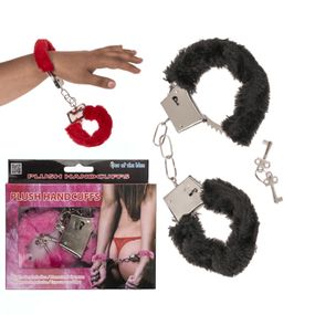 Наручники Plush Handcuffs With Keys Black sexstyle