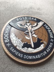 Шеврон розвідка койот 3D (гума)