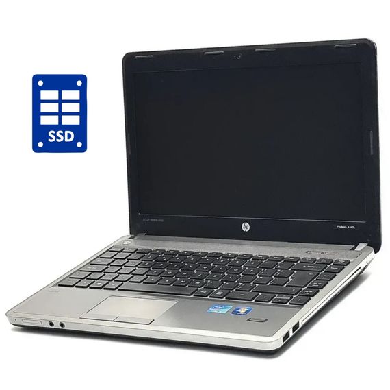 Ноутбук HP ProBook 4340s / 13.3" (1366x768) TN / Intel Core i3-2370M (2 (4) ядра по 2.4 GHz) / 8 GB DDR3 / 160 GB SSD / Intel HD Graphics 3000 / WebCam б/у