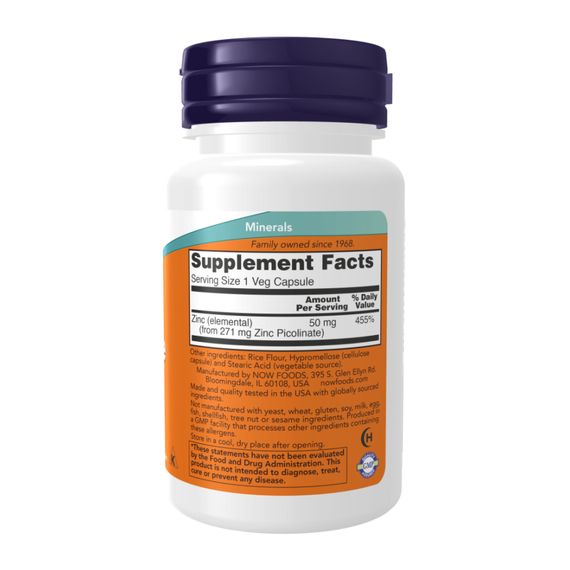 Zinc Picolinate 50 mg - 30 vcaps | Зображення 1