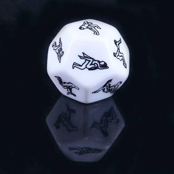 Романтична гра дванадцятигранний кубик "Пози" — Sex кубик | Зображення 3