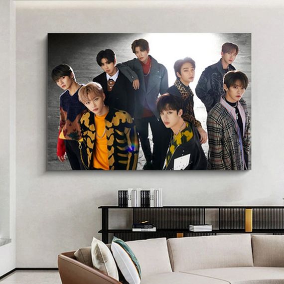 Картина на холсті Стрей Кідс Stray Kids 45x65 см (H4565_SK_4)