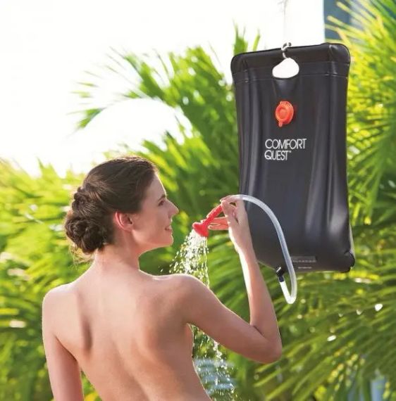 Похідний переносний душ для кемпінгу, туристів, дачників Camp Shower 40л | Зображення 5