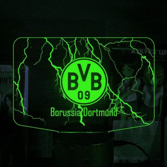 Акриловий світильник-нічник Borussia зелений tty-n002271