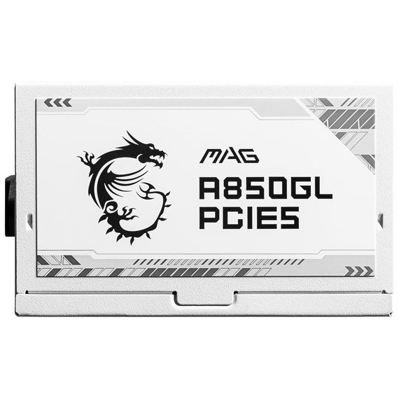 Блок питания MSI 850W (MAG A850GL PCIE5 WHITE) | Зображення 4