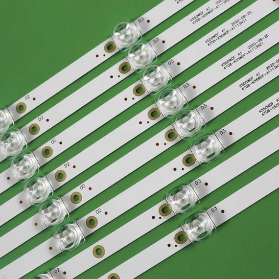 LED підсвітка TV 55“ 4708-K55WDF-A1113N21 4708-K55WDF-A1113N31 4708-K55WDF-A2117N41/N51 K550WDF A1/A2  8шт. | Зображення 2
