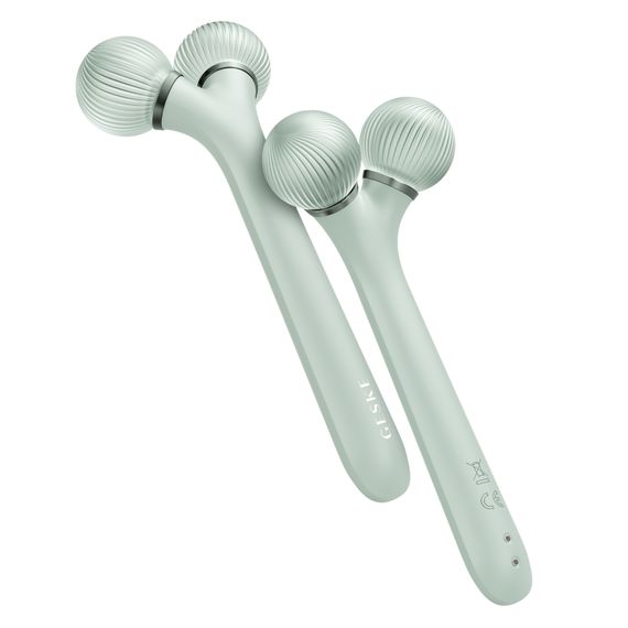 Електронний ультразвуковий ролик для обличчя GESKE Sonic Facial Roller 4в1 green | Зображення 5