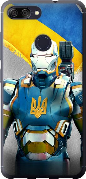 Чехол на Asus ZenFone Max Plus M1 ZB570TL Украинский киборг "980u-1361-17620"