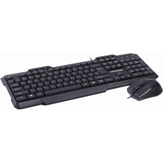 Комплект Maxxter KMS-CM-02-UA USB Black (KMS-CM-02-UA) | Зображення 1