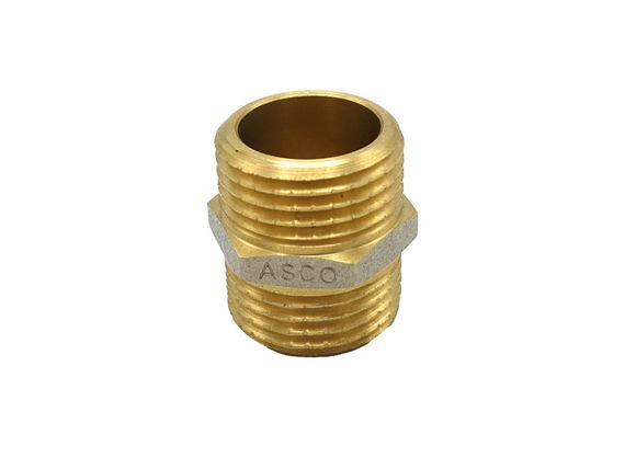 Ніпель 1/2" ЗЗ нікель. з проточкою ASCO 1/300 | Зображення 2