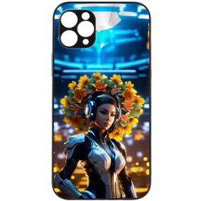 TPU+PC чехол Prisma Ladies для Apple iPhone 12 Pro (6.1") Cyberpunk