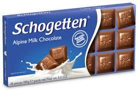 Германский шоколад молочный Schogetten Alpine Milk Chocolate, 100 г
