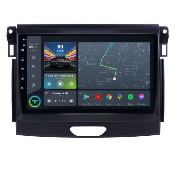 Штатна магнітола Torssen Ford Ranger 15-19 FL9 4+64Gb 4G Carplay DSP | Зображення 1