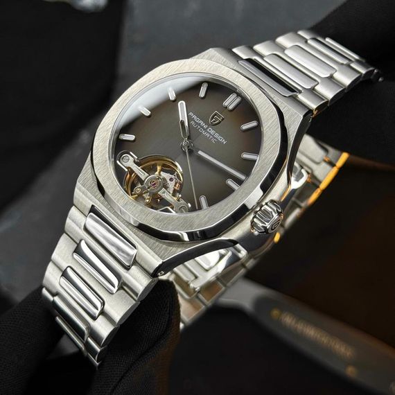 Чоловічий годинник Pagani Design PD-YS025 Silver-Brown | Зображення 2