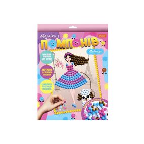 Набір для творчості мозаїка з помпонів "Модниця" НТ-35-1