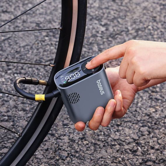 Портативный велосипедный насос Baseus PrimeTrip Series (C11169000121-00) Cosmic Black | Зображення 4