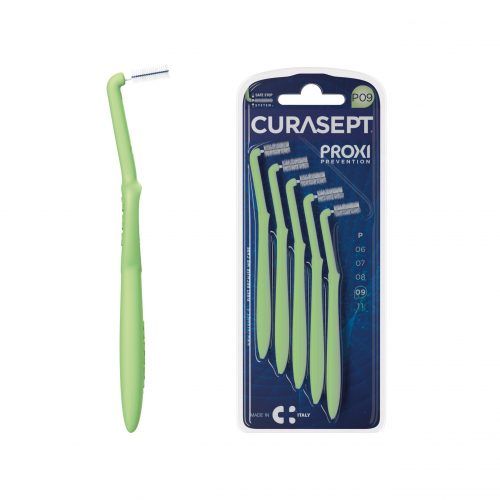 Йоржик міжзубний кутовий Curasept PROXI P09, світло-зелений, 5шт